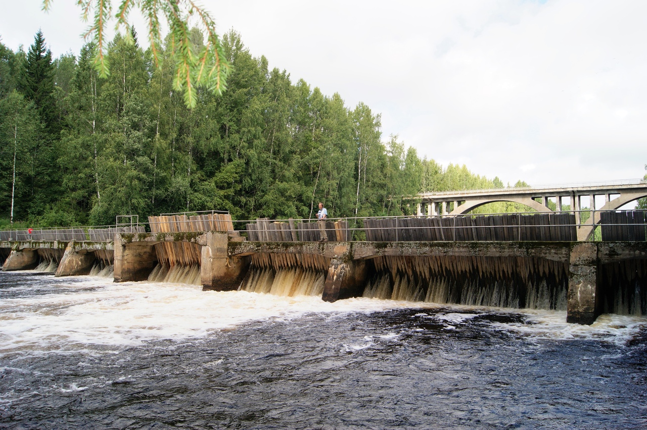 Плотина в Ляскиля. Верхний участок. Фото К.Волкова
