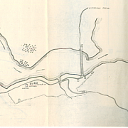 Схема села Лапино из воспоминаний Ф.В.Бахирева
