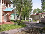 Historical building block in Petrozavodsk