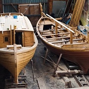 Постройка коча и лодьи